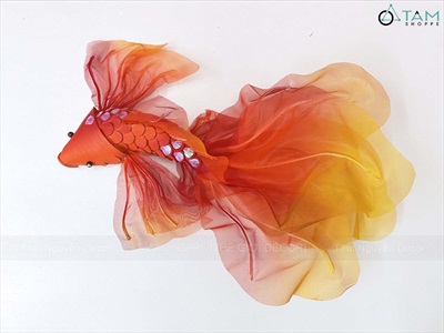 Mô hình cá chép decor Mini [Dáng thon - Nhiều màu] D45cm TCV-CA-06